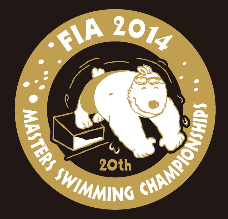 FIAマスターズスイミング選手権大会2014ロゴ